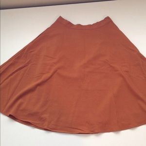 Modcloth Copper Circle Skirt with Pockets